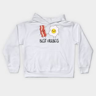 Bacon and Eggs Best Friends Kids Hoodie